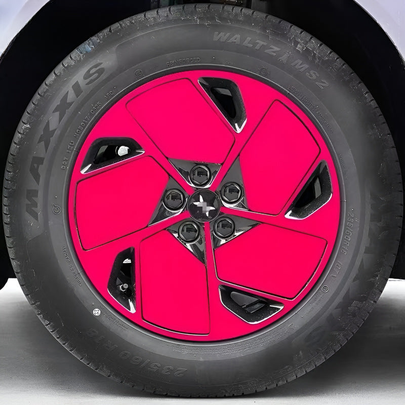 Xpeng G6 Hubcap Sticker Blackout Modification （ 5 Wheels ）