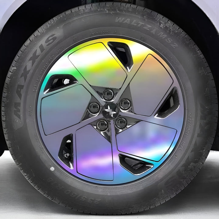 Xpeng G6 Hubcap Sticker Blackout Modification （ 5 Wheels ）