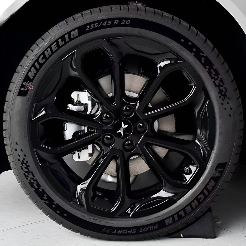 Xpeng G6 Hubcap Sticker Blackout Modification （ 5 Wheels ）