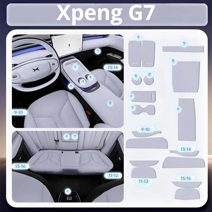 Xpeng G7 Full Interior Protection Mats