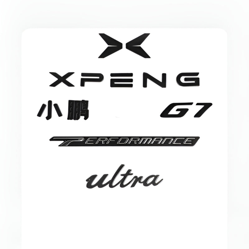 XPENG Car Body Logo Blackened Logo