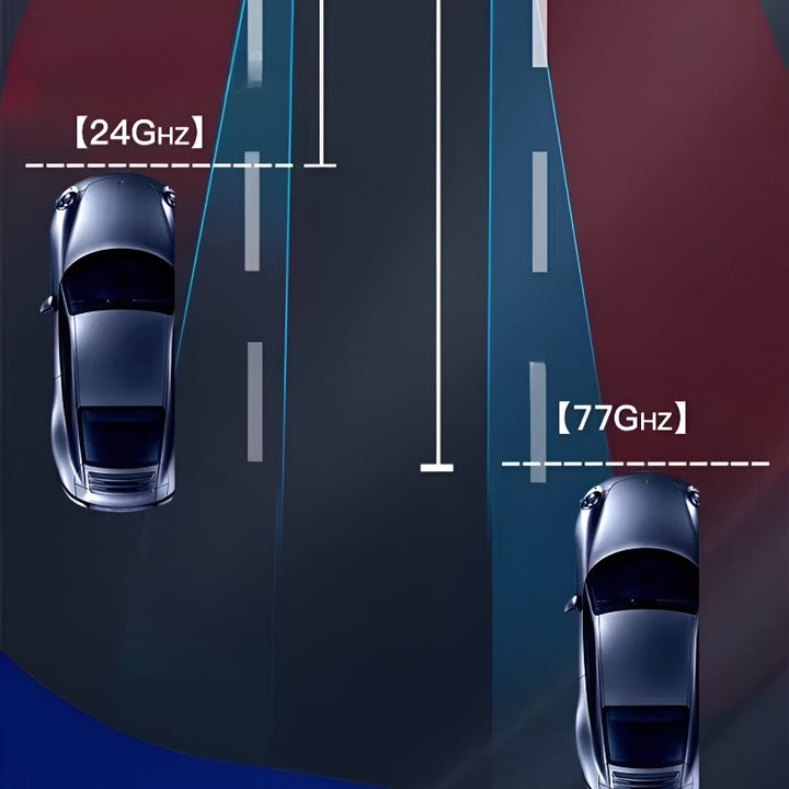 Rearview Mirror Warning Blind Spot Monitoring System