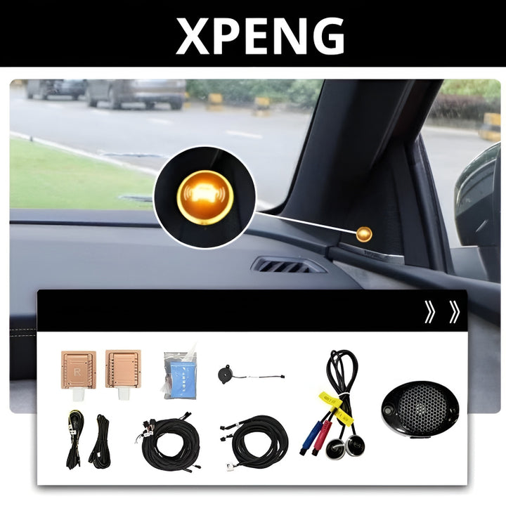 Rearview Mirror Warning Blind Spot Monitoring System
