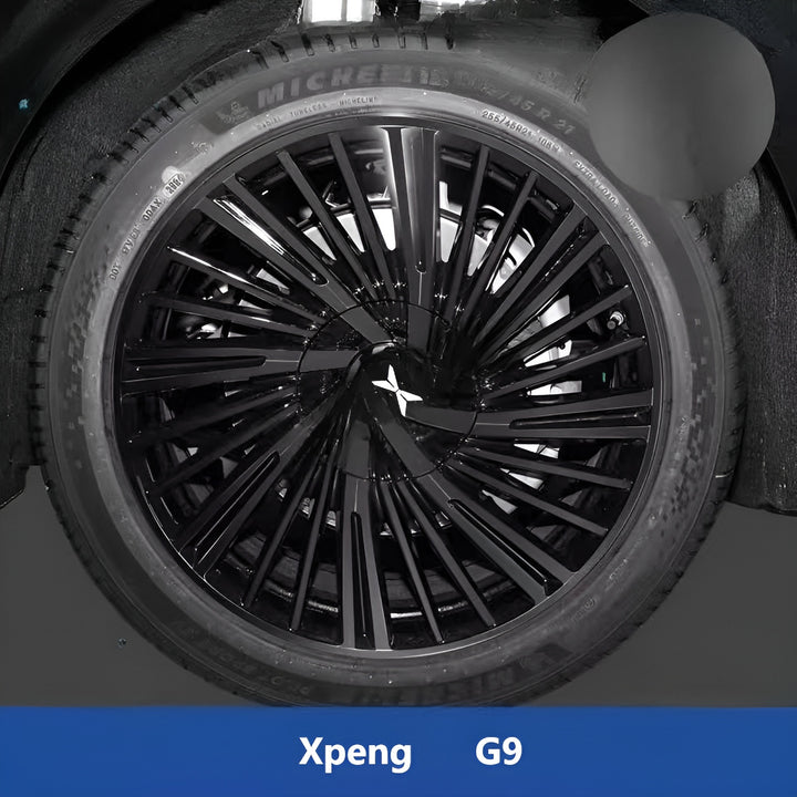 Xpeng G9 Hubcap Sticker Blackout Modification （ 5 Wheels ）