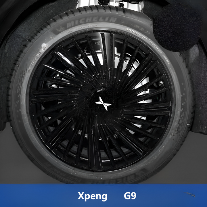 Xpeng G9 Hubcap Sticker Blackout Modification （ 5 Wheels ）