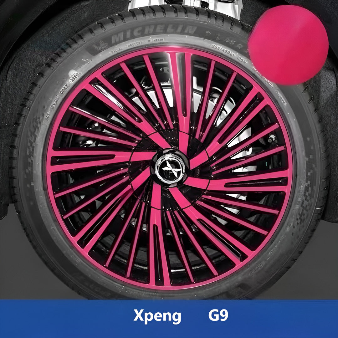 Xpeng G9 Hubcap Sticker Blackout Modification （ 5 Wheels ）