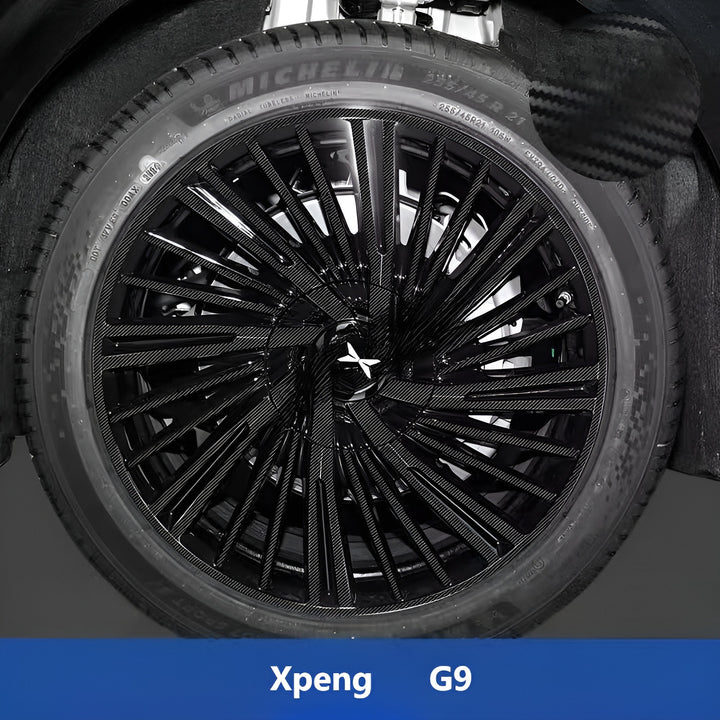 Xpeng G9 Hubcap Sticker Blackout Modification （ 5 Wheels ）