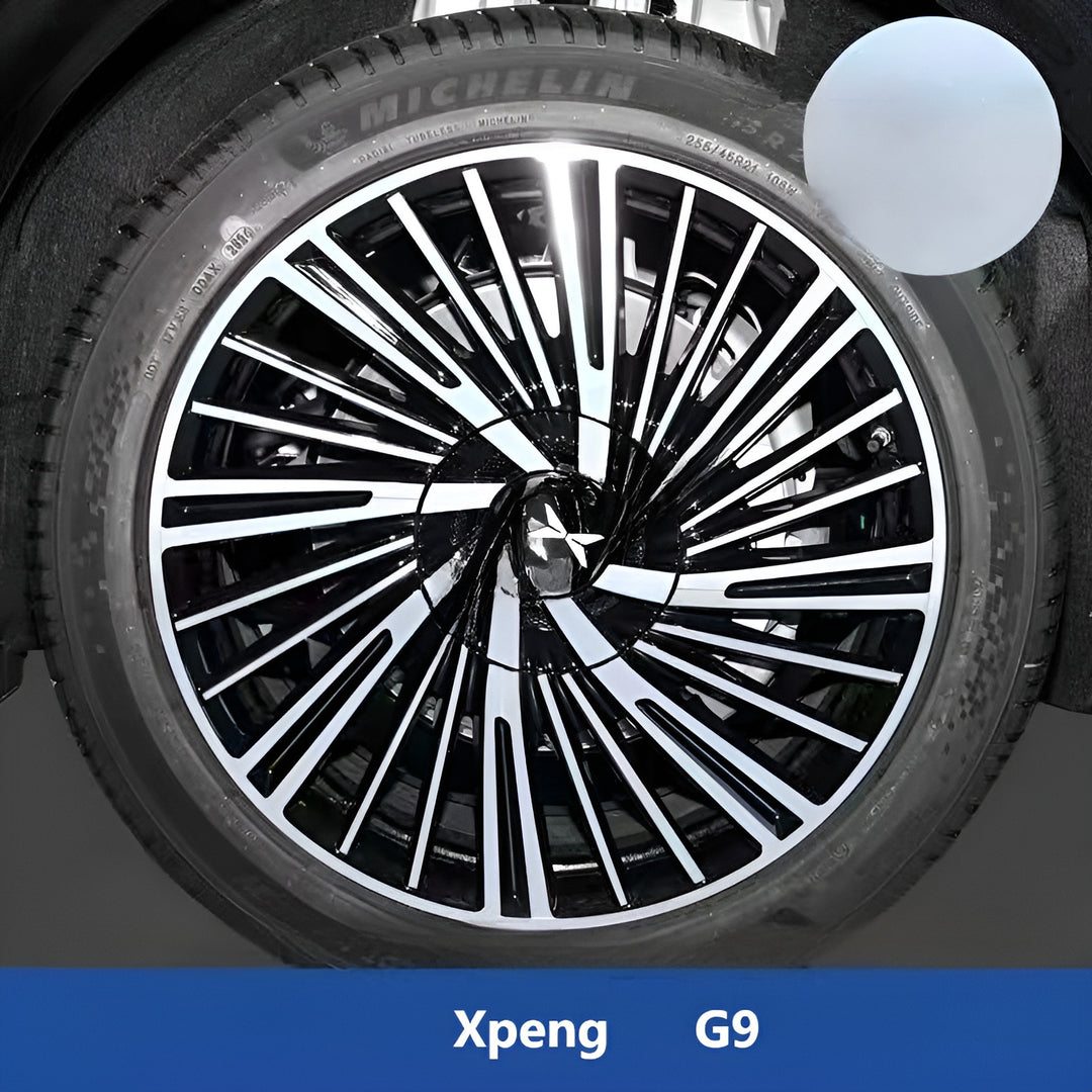 Xpeng G9 Hubcap Sticker Blackout Modification （ 5 Wheels ）