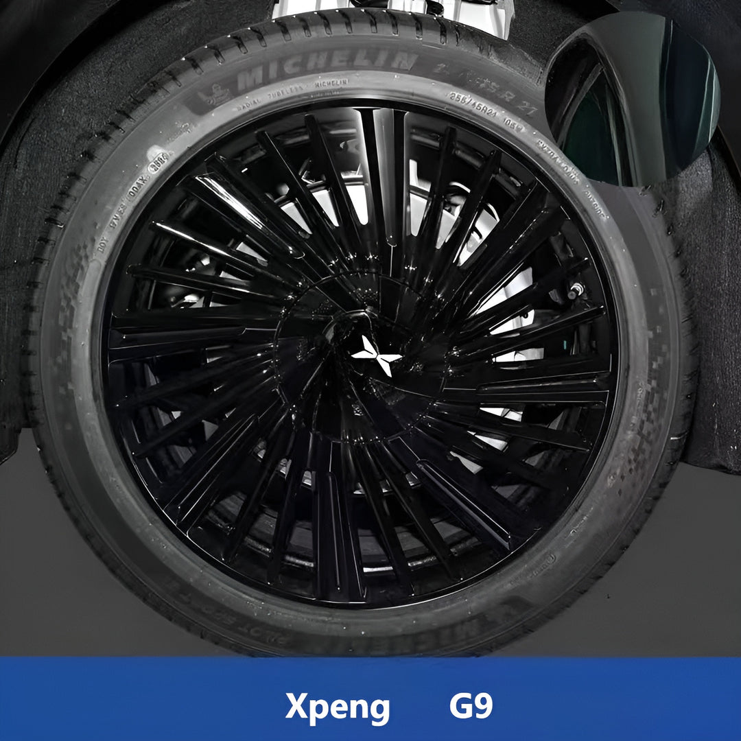 Xpeng G9 Hubcap Sticker Blackout Modification （ 5 Wheels ）