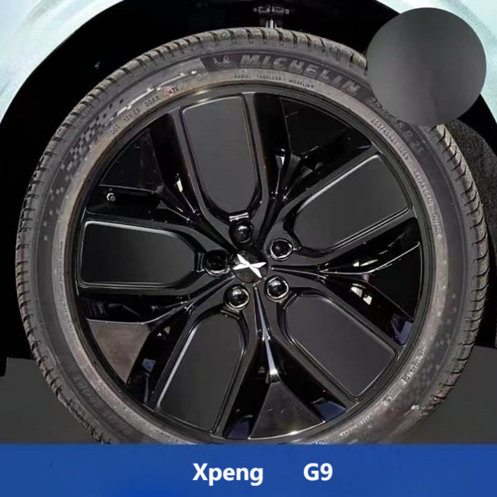 Xpeng G9 Hubcap Sticker Blackout Modification （ 5 Wheels ）