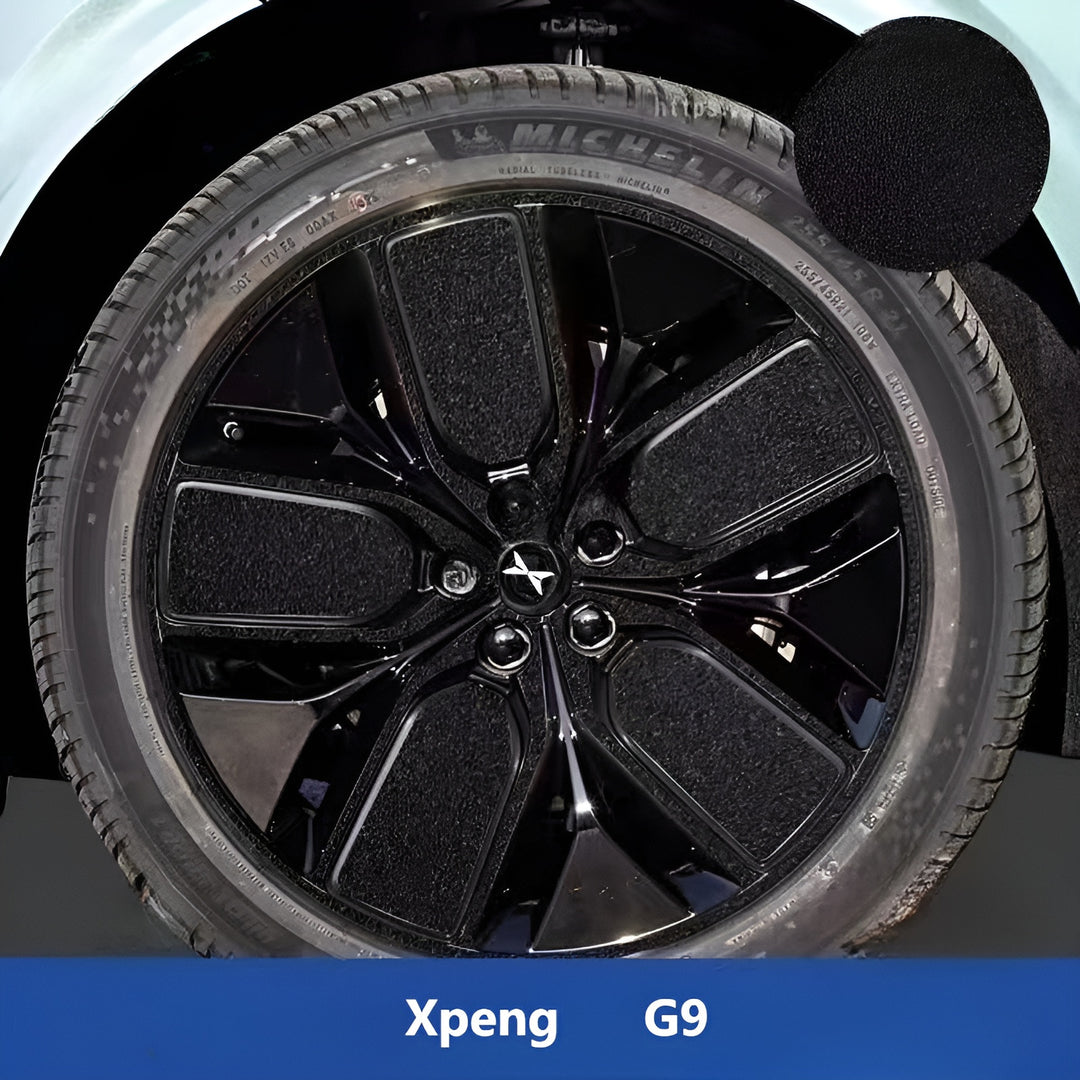 Xpeng G9 Hubcap Sticker Blackout Modification （ 5 Wheels ）