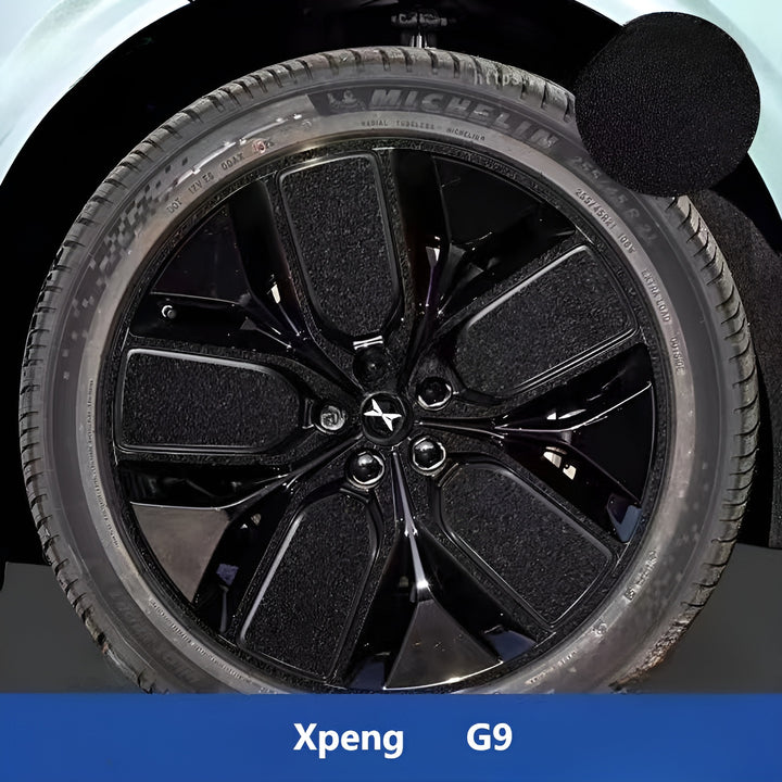 Xpeng G9 Hubcap Sticker Blackout Modification （ 5 Wheels ）