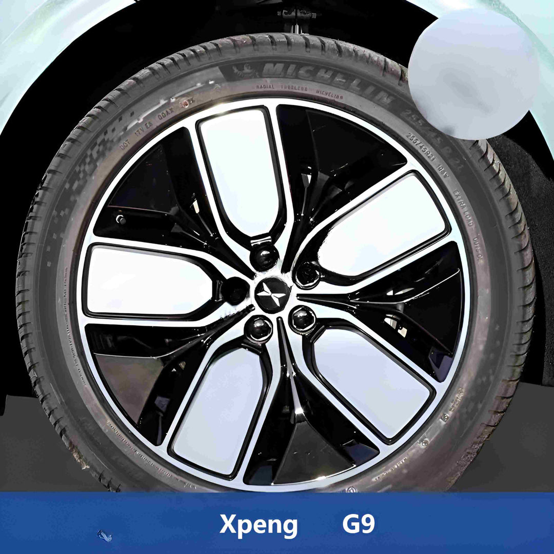 Xpeng G9 Hubcap Sticker Blackout Modification （ 5 Wheels ）