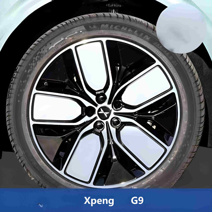 Xpeng G9 Hubcap Sticker Blackout Modification （ 5 Wheels ）