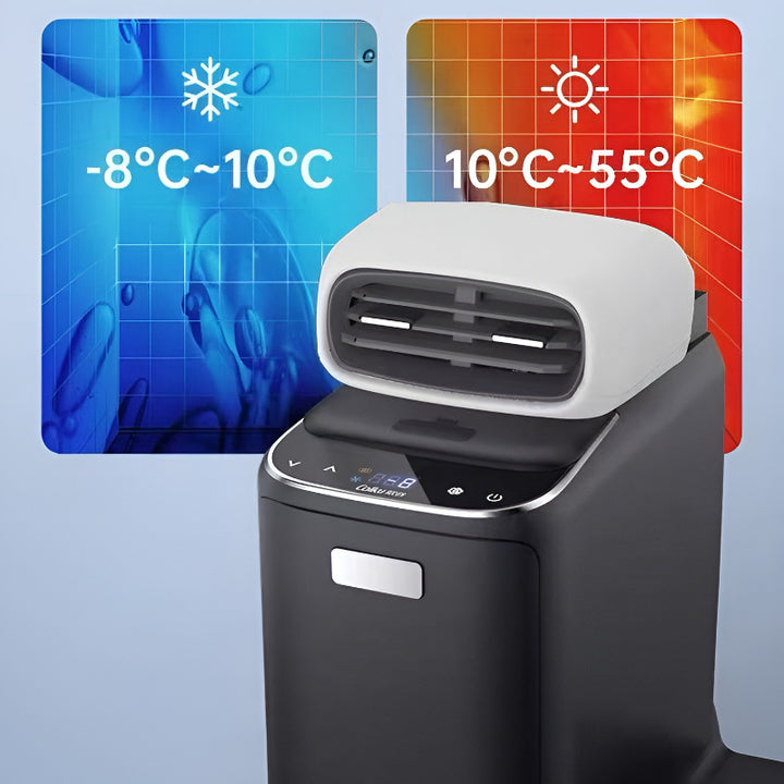 XPeng G6 Smart Car Refrigerator Temperature Range Display