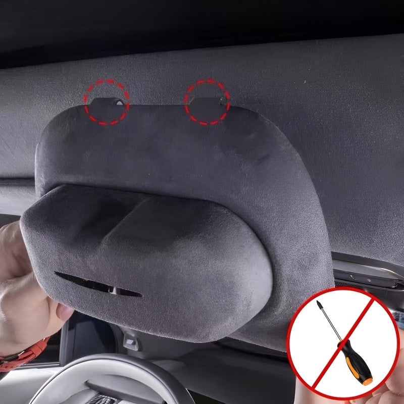 XPeng P7+ Glasses Case Snap-in Installation No Tools Required