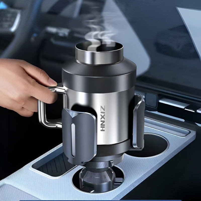  Extra large adjustable car cup holder close-up 