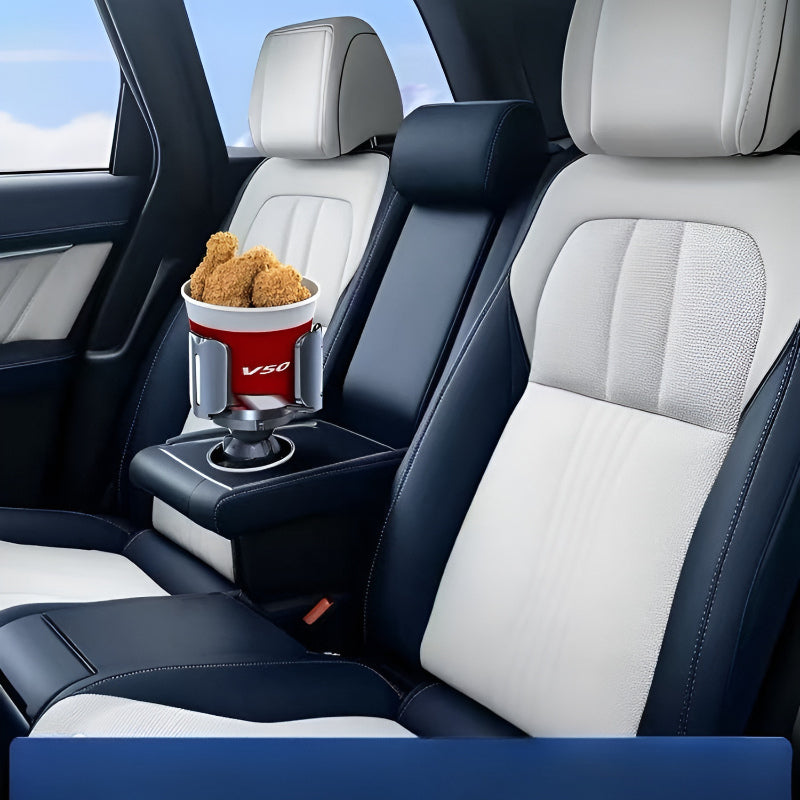 Expandable car drink holder for car seat 