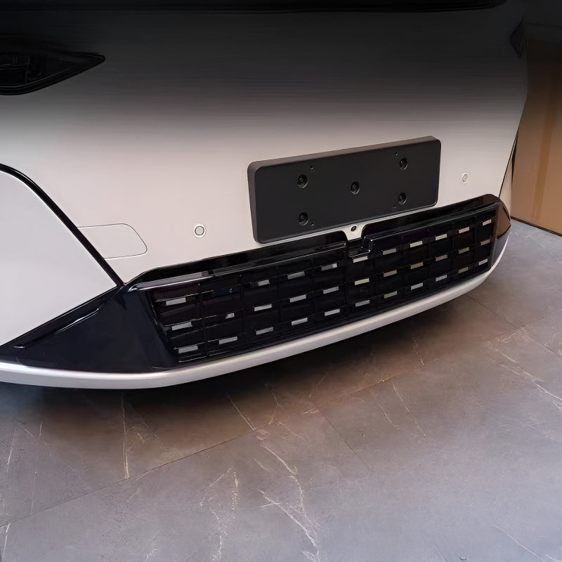 XPeng X9 Center Grille Insect Screen Installed Front View