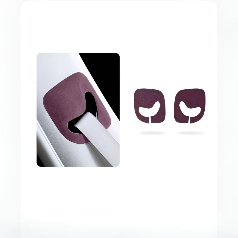 XPeng X9 seat belt panel trim sticker new purple Alcantara
