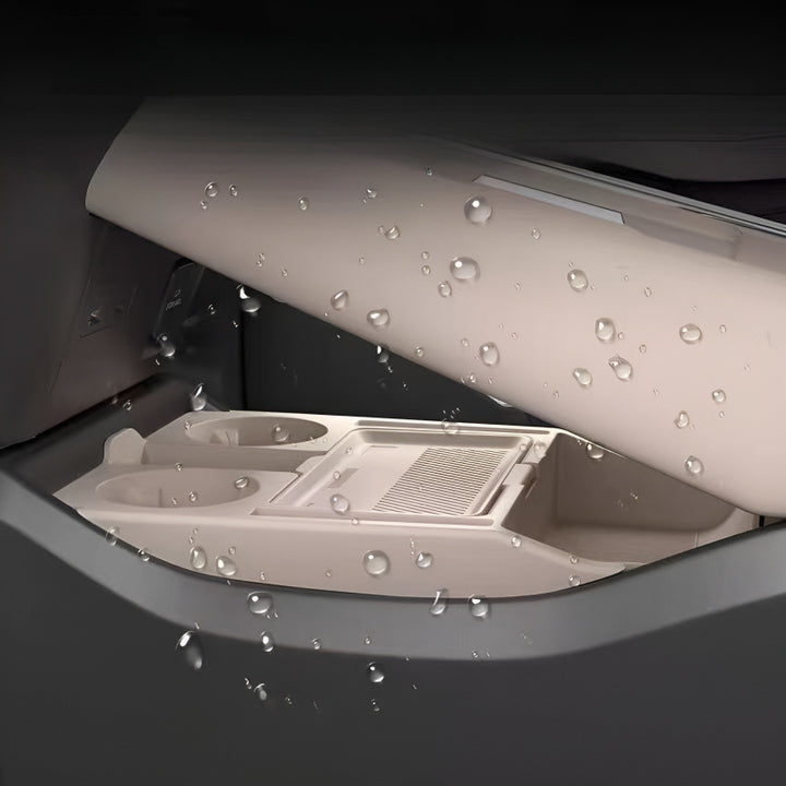 2026 XPeng  P7+  Lower Center Console Storage Box Misty Moon Beige