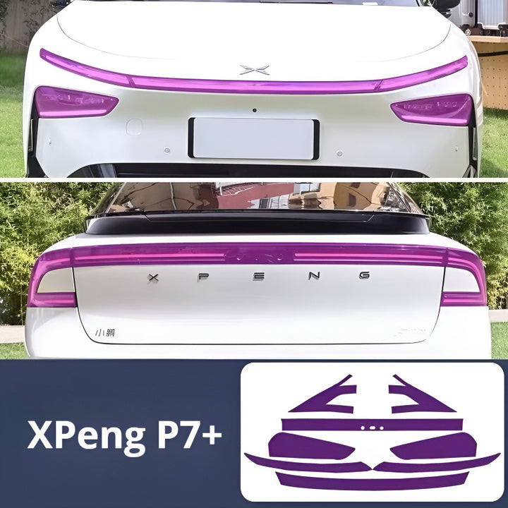 25 XPeng P7+ light control color changing front and rear light protection film