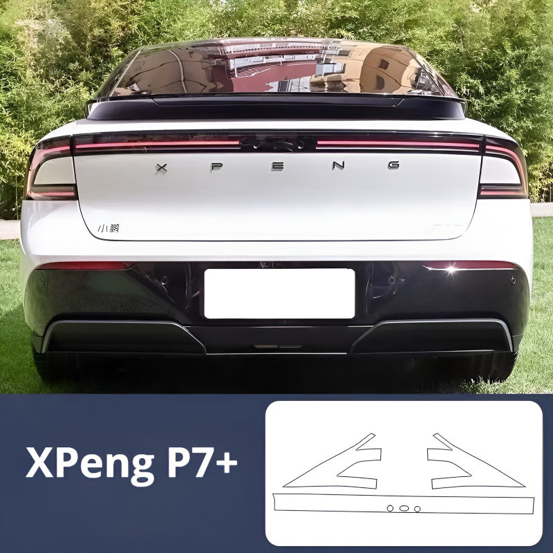 25 XPeng P7+ light control color changing front and rear light protection film