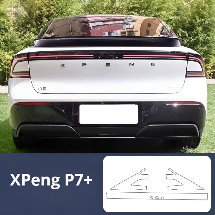 25 XPeng P7+ light control color changing front and rear light protection film