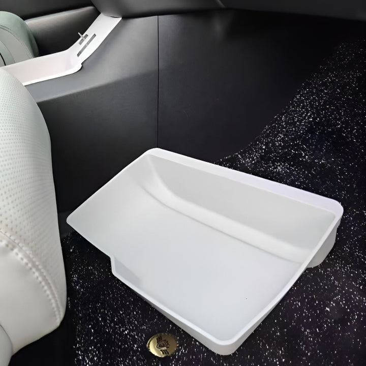 XPeng X9 under-seat storage box  Imposing gray custom fit organizer 