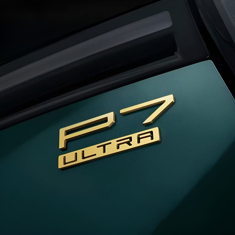 XPeng P7 Gold Badge Logo Emblem 