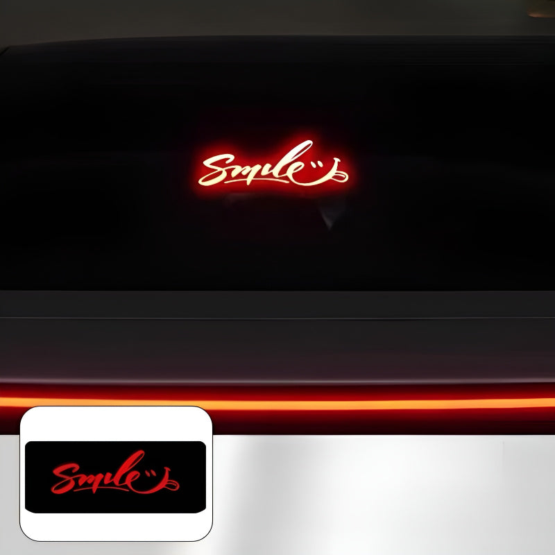  XPeng P7 Brake Light Decal Smile Style 
