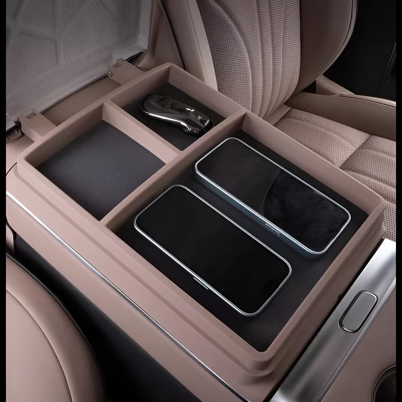 XPENG X9 center console storage organizer 