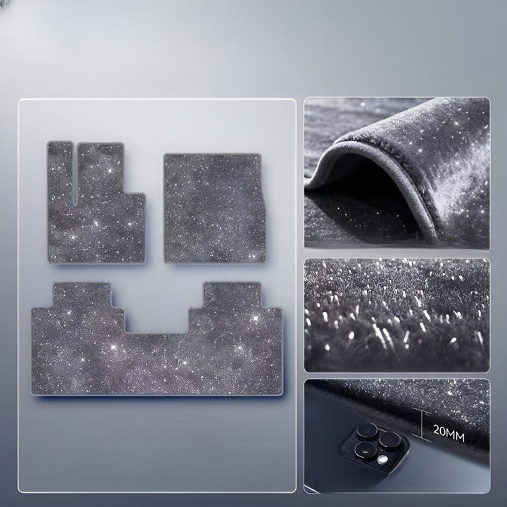 XPENG foot mats color options  gray