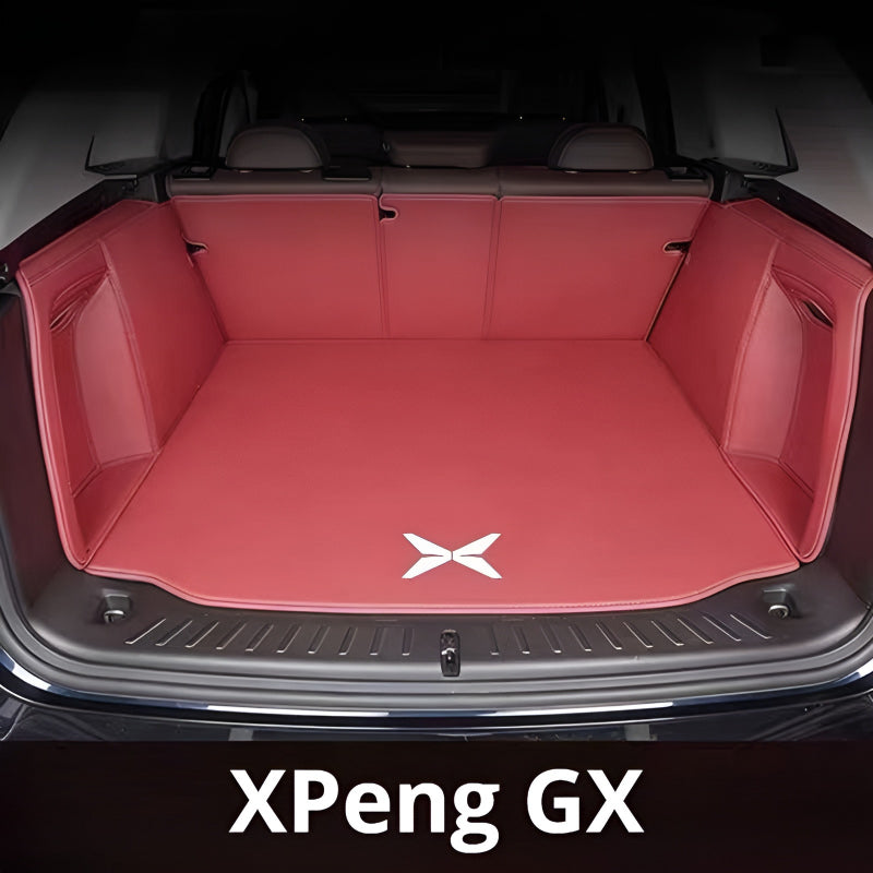  XPeng GX trunk mat burgundy