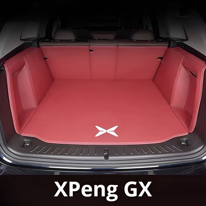  XPeng GX trunk mat burgundy