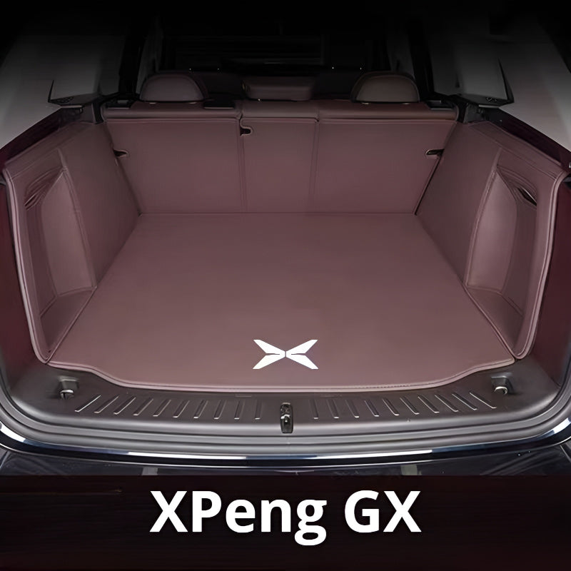  XPeng GX trunk mat curry