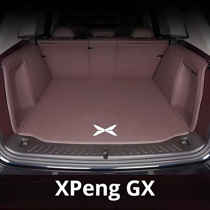  XPeng GX trunk mat curry