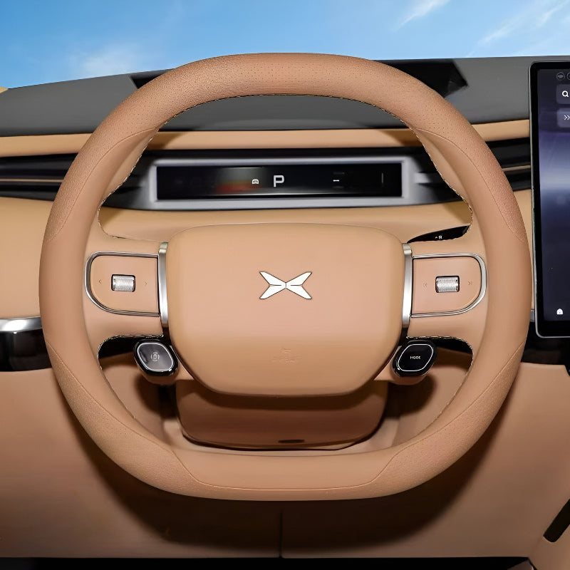  XPeng GX brown steering wheel cover 