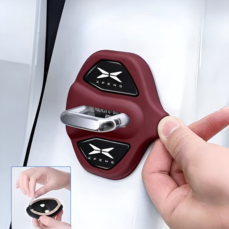  XPeng GX door lock protector installation 