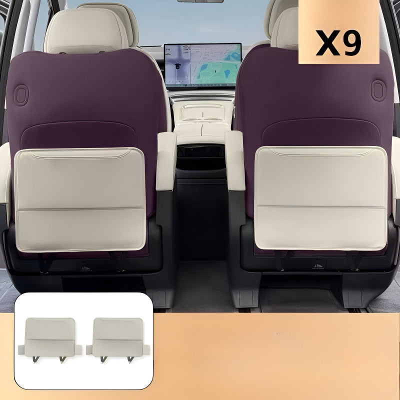 XPeng X9 Seat Back Protector Mats Third row beige