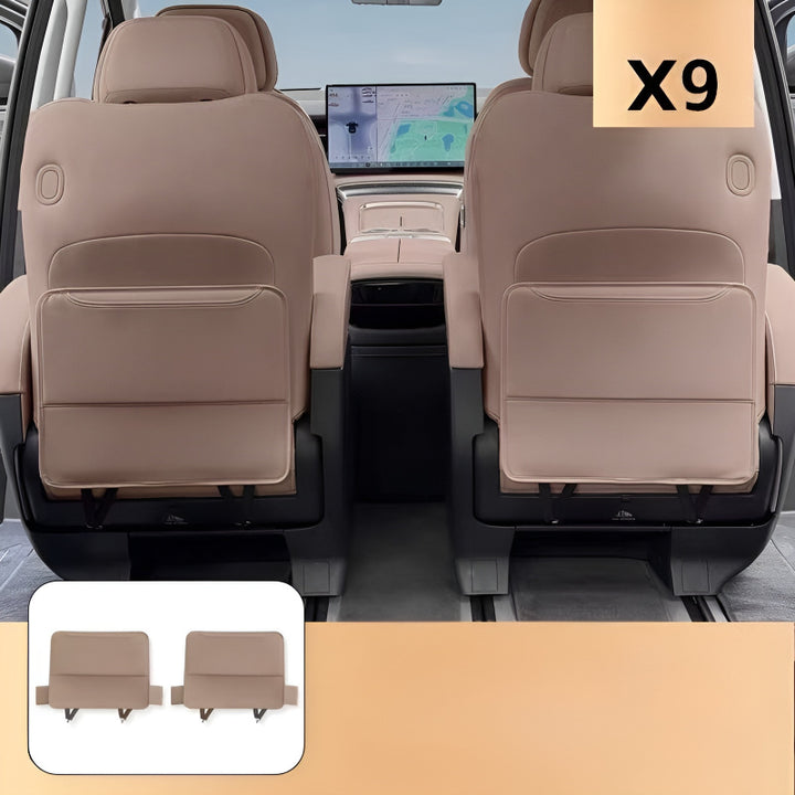 XPeng X9 Seat Back Protector Mats Third row curry