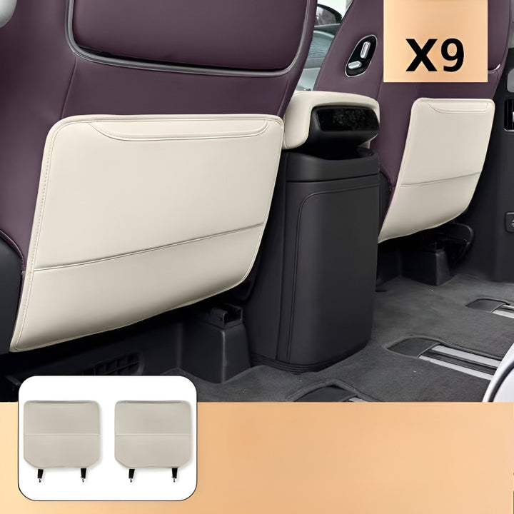 XPeng X9 Seat Back Protector Mats Second row beige