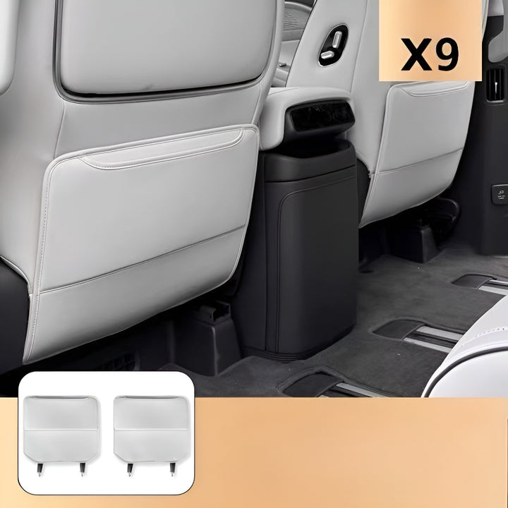XPeng X9 Seat Back Protector Mats Second row gray