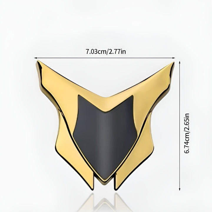 Metal Decorative Stickers for XPENG Dimensions