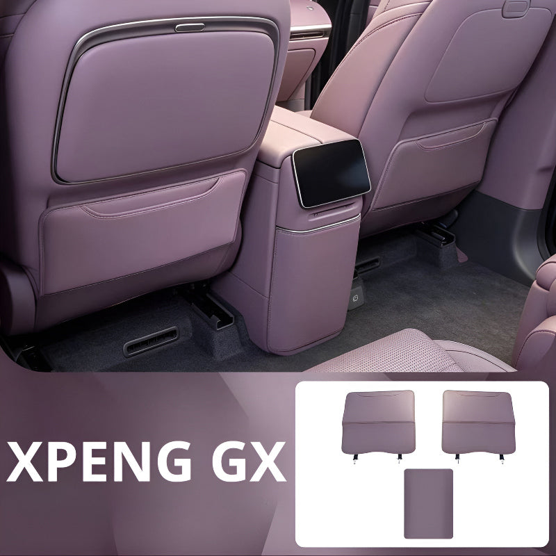 XPENG GX Seat Back Protector Mats (3 PCS) Purple Forest Mist