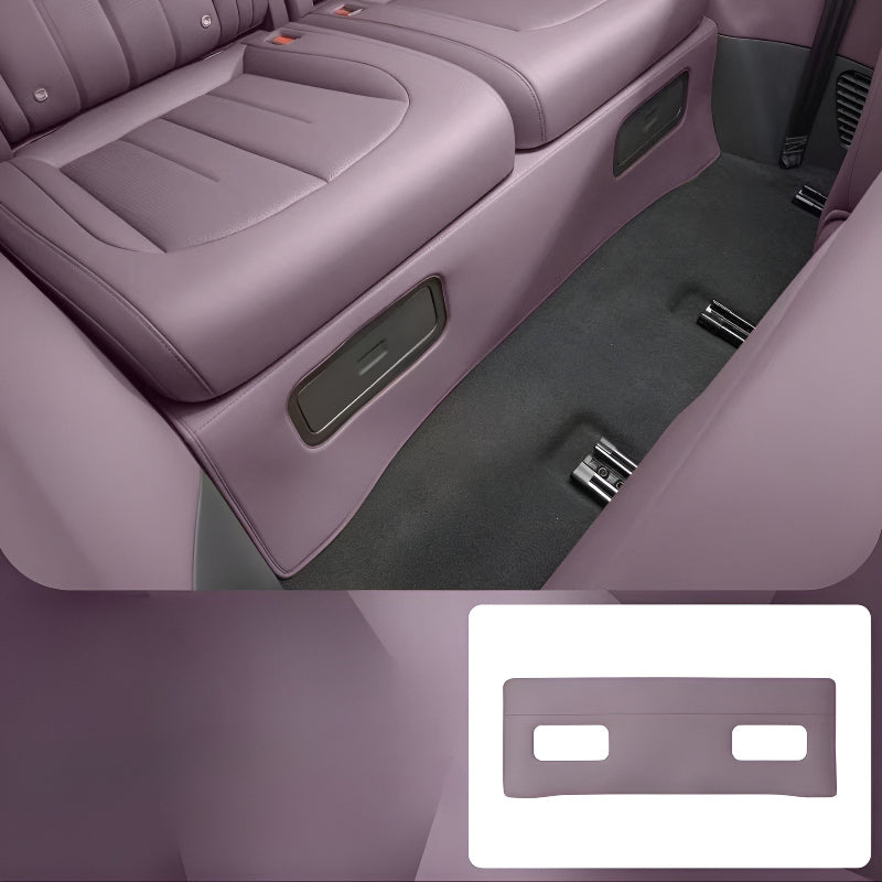 XPENG GX Rear Under-Seat Anti-Kick Mats Purple Forest Mist