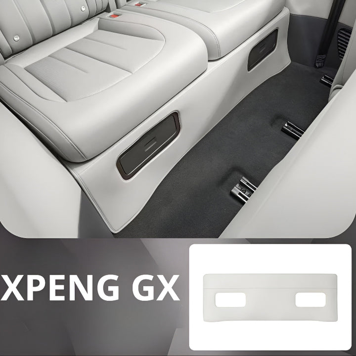 XPENG GX Rear Under-Seat Anti-Kick Mats Dawn White