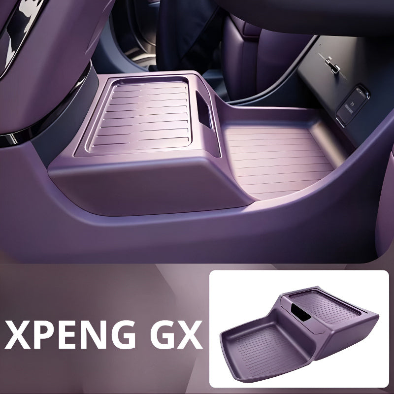 XPENG GX Lower Console Organizer Tray Purple Forest  Mist