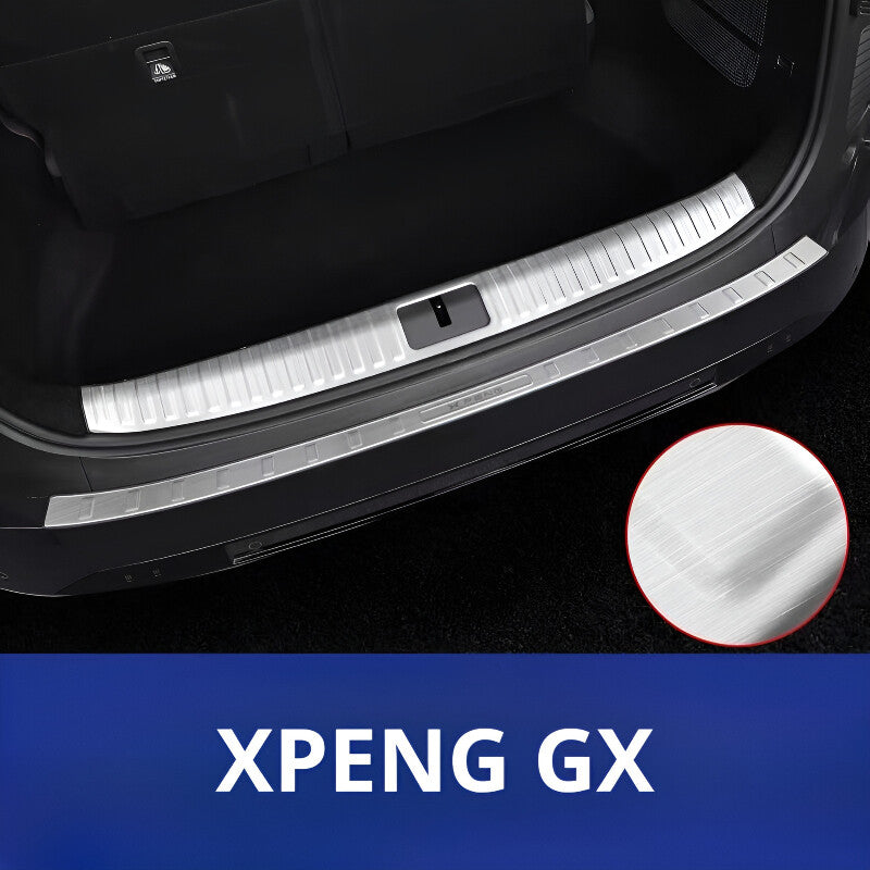 XPENG GX Trunk Guard Protector - Inner & Outer Protection Solution Silver Titanium