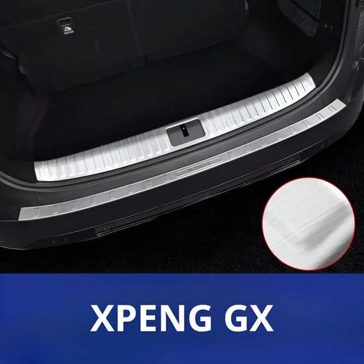 XPENG GX Trunk Guard Protector - Inner & Outer Protection Solution Silver Titanium